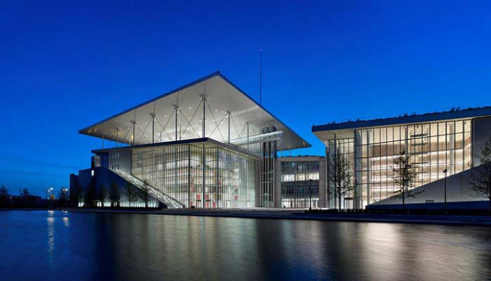 Building Automation - Smart Lufft-Sensor on Stavros Niarchos Foundation Cultural Center (SNFCC) in Athens