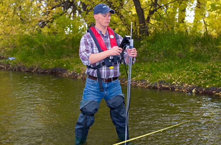 Ott instruments to measure water flow and discharge