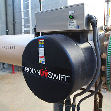 Case study about the TrojanUVSwift installation at the White Tanks Regional Water Treatment Facility in Arizona that provides an additional barrier to Cryptosporidium