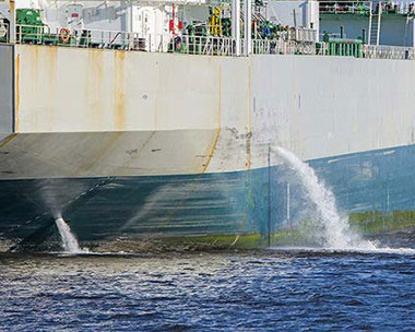 Monitor UV and chemical disinfection of ballast water to avoid fines.