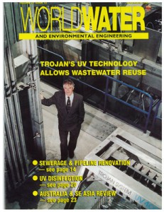 Hank Vander Laan on cover of Water World magazine
