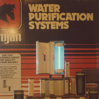 One of the first Trojan residential drinking water ultraviolet light treatment systems