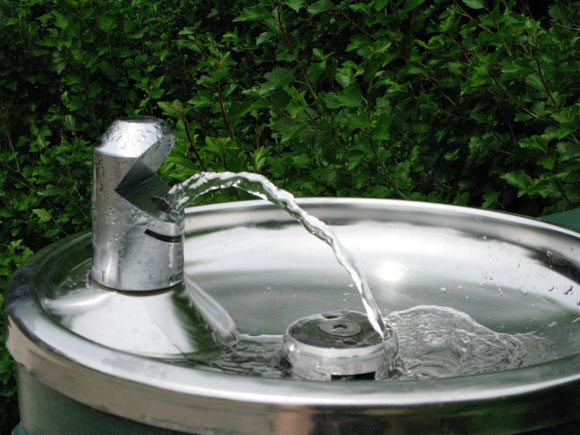 treated water fountain